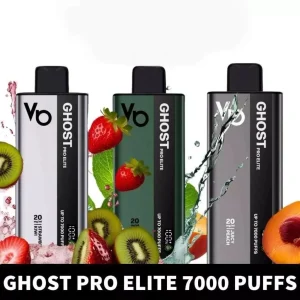 Vapes Bars Ghost Pro Elite 7000 Puffs Disposable Vape