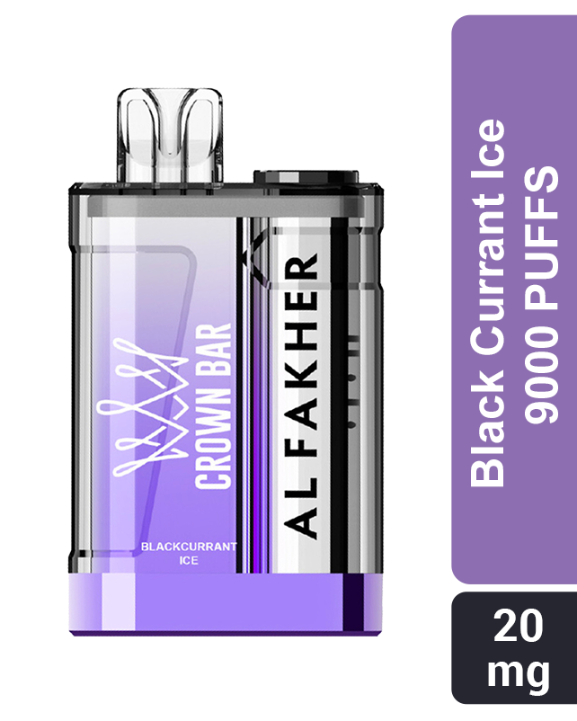 Al Fakher Crown Bar 9000 Puffs Crystal Disposable - Image 4