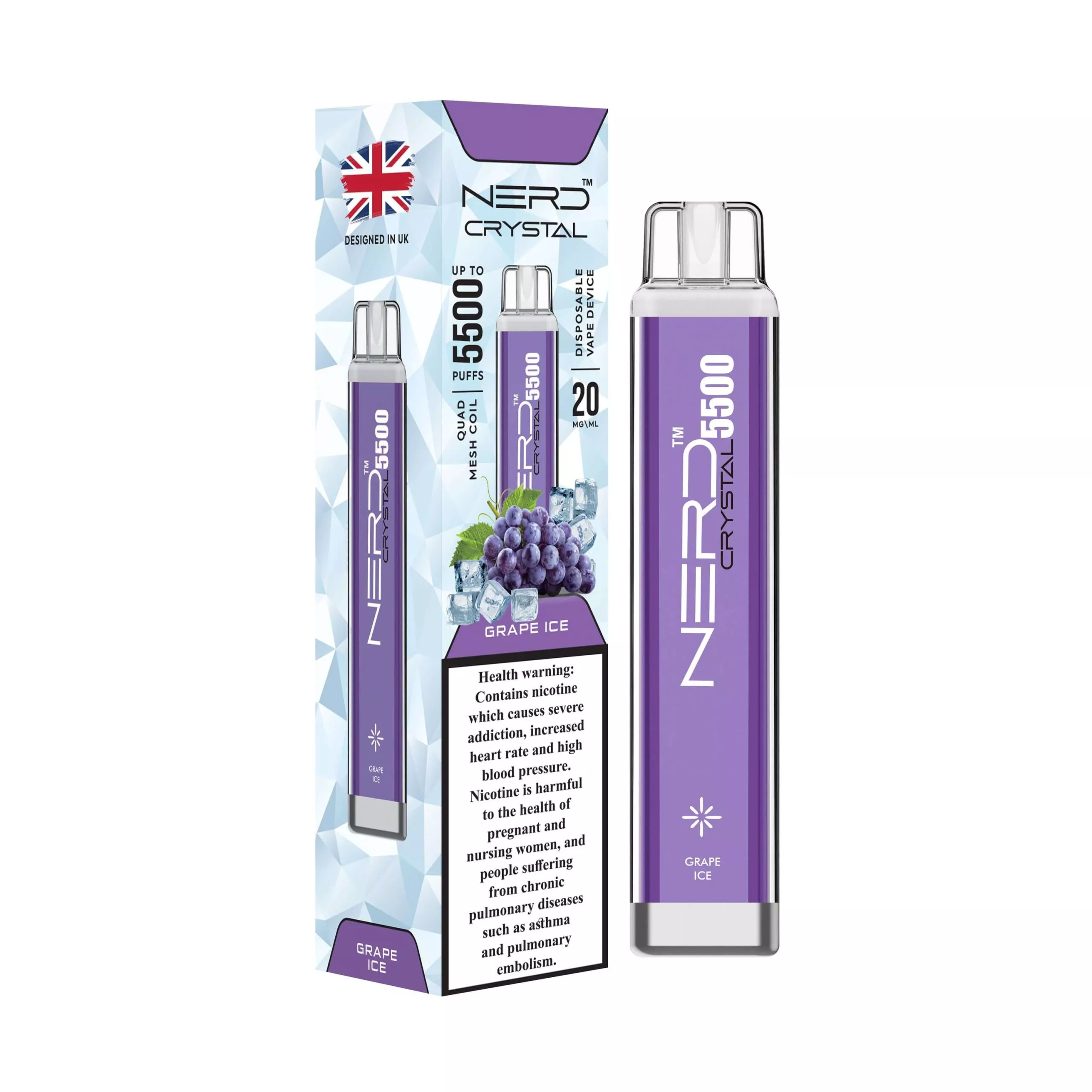 Nerd Crystal 5500 Puffs Disposable Vape - Image 16