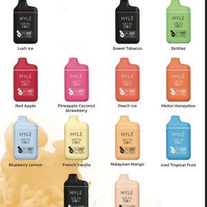 Myle Meta Box 5000 Puffs In UAE Myle Meta Box 5000 Puffs Vape
