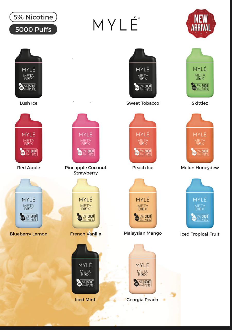 Best Myle Meta Box 5000 Puffs In UAE