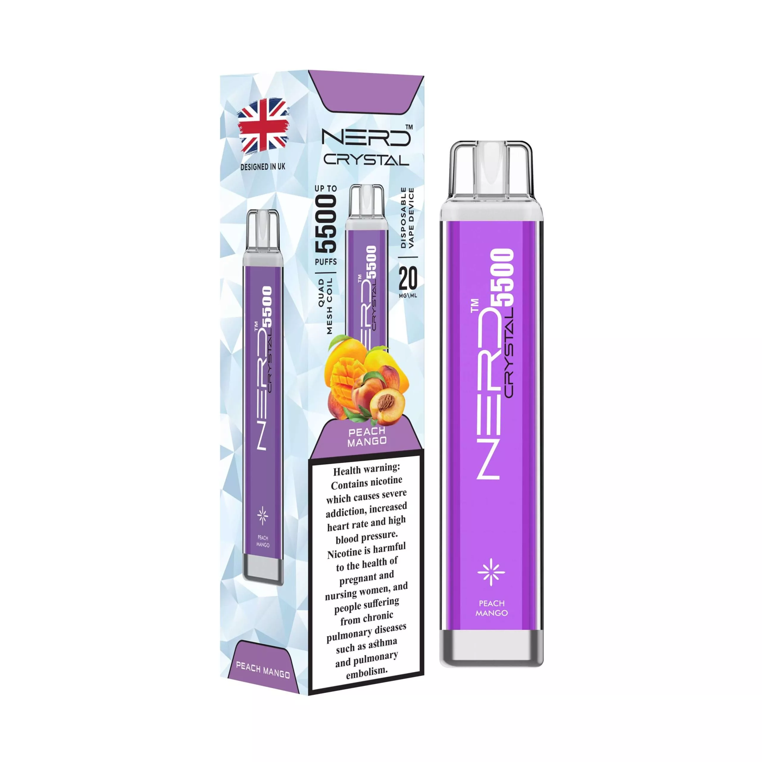 Nerd Crystal 5500 Puffs Disposable Vape - Image 2