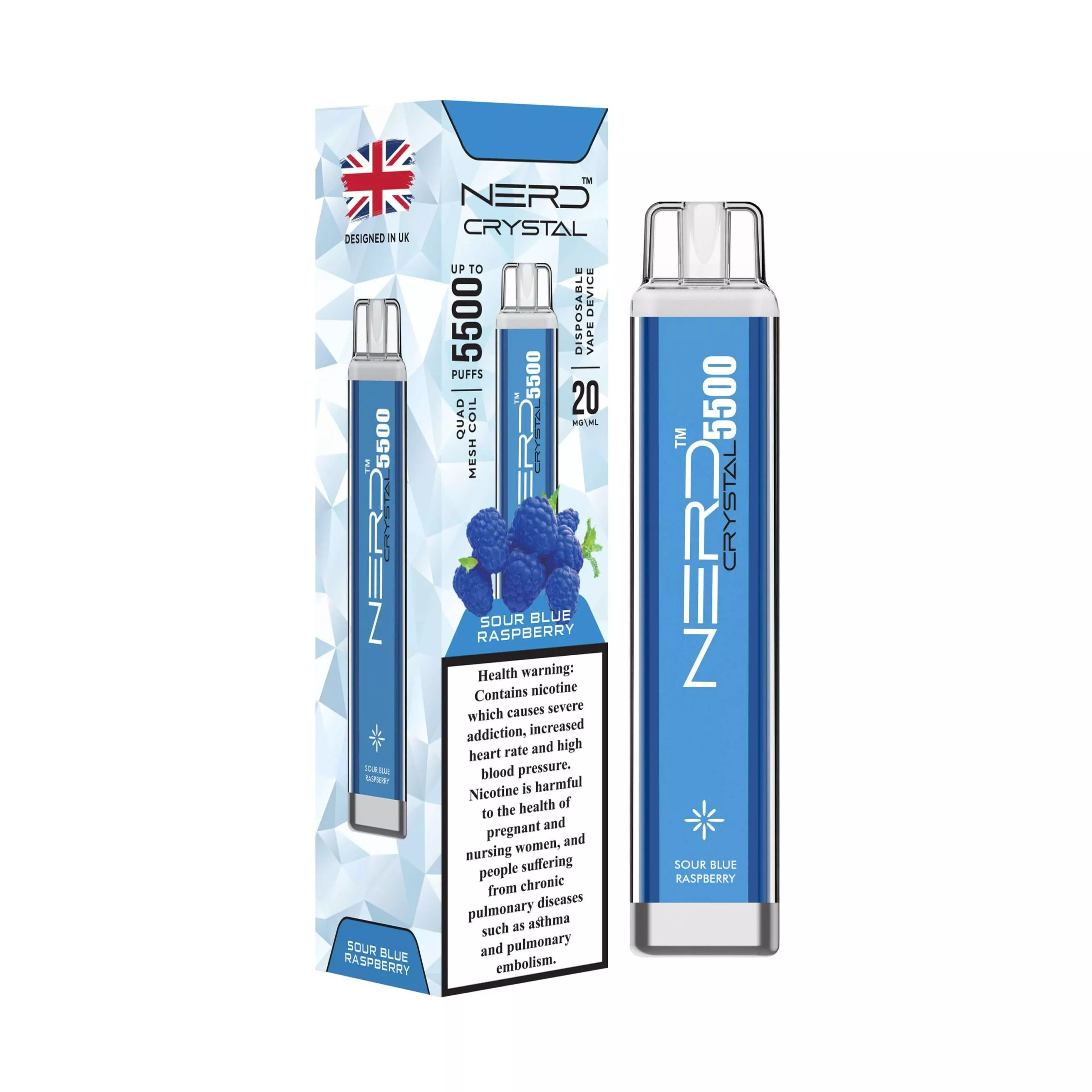 Nerd Crystal 5500 Puffs Disposable Vape - Image 3