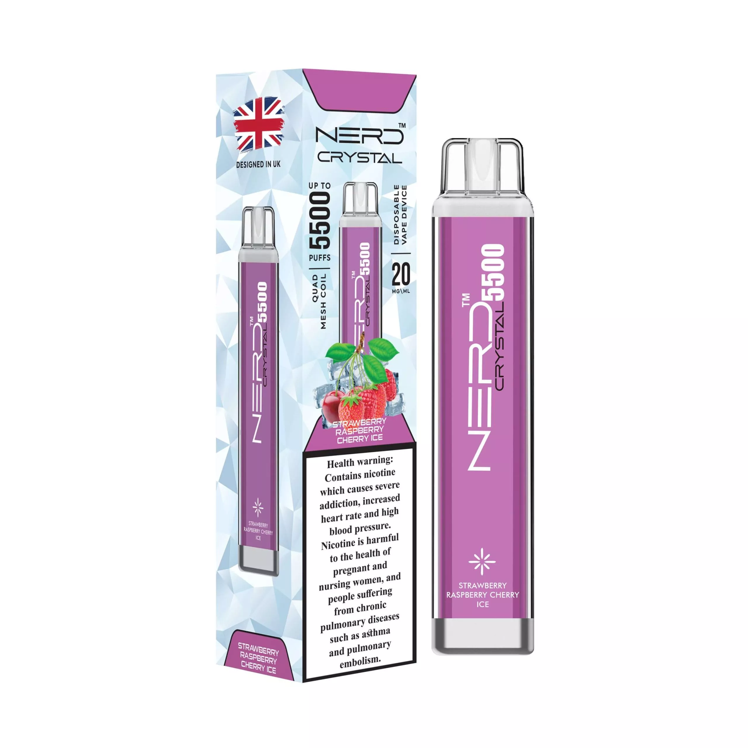 Nerd Crystal 5500 Puffs Disposable Vape - Image 4