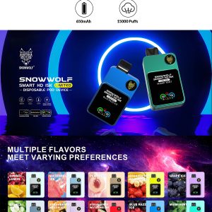 SnowWolf Smart HD 15000 Puffs Disposable Vape