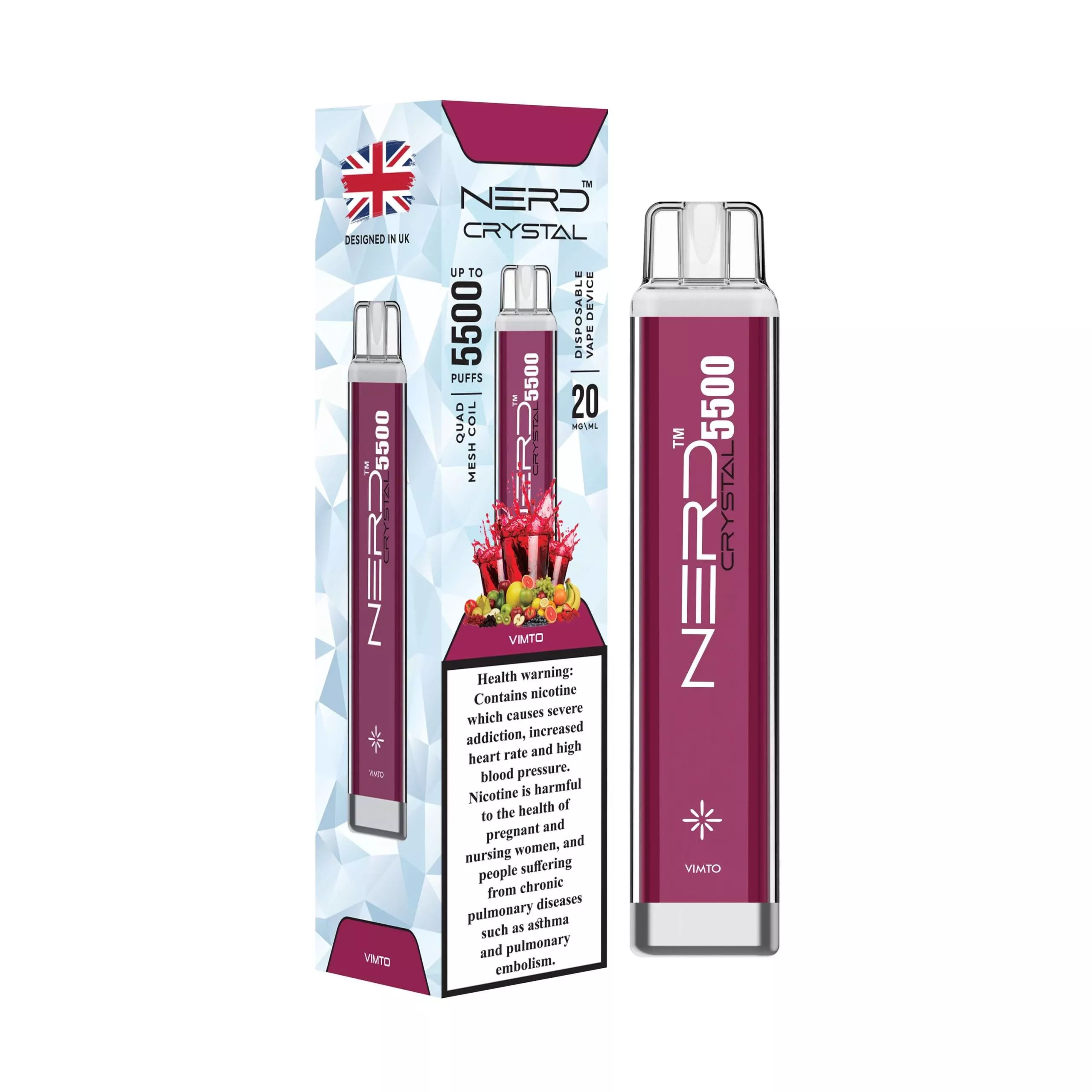 Nerd Crystal 5500 Puffs Disposable Vape - Image 7