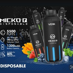 VEIIK Micko Q 5500 Puffs Disposable Vape in UAE