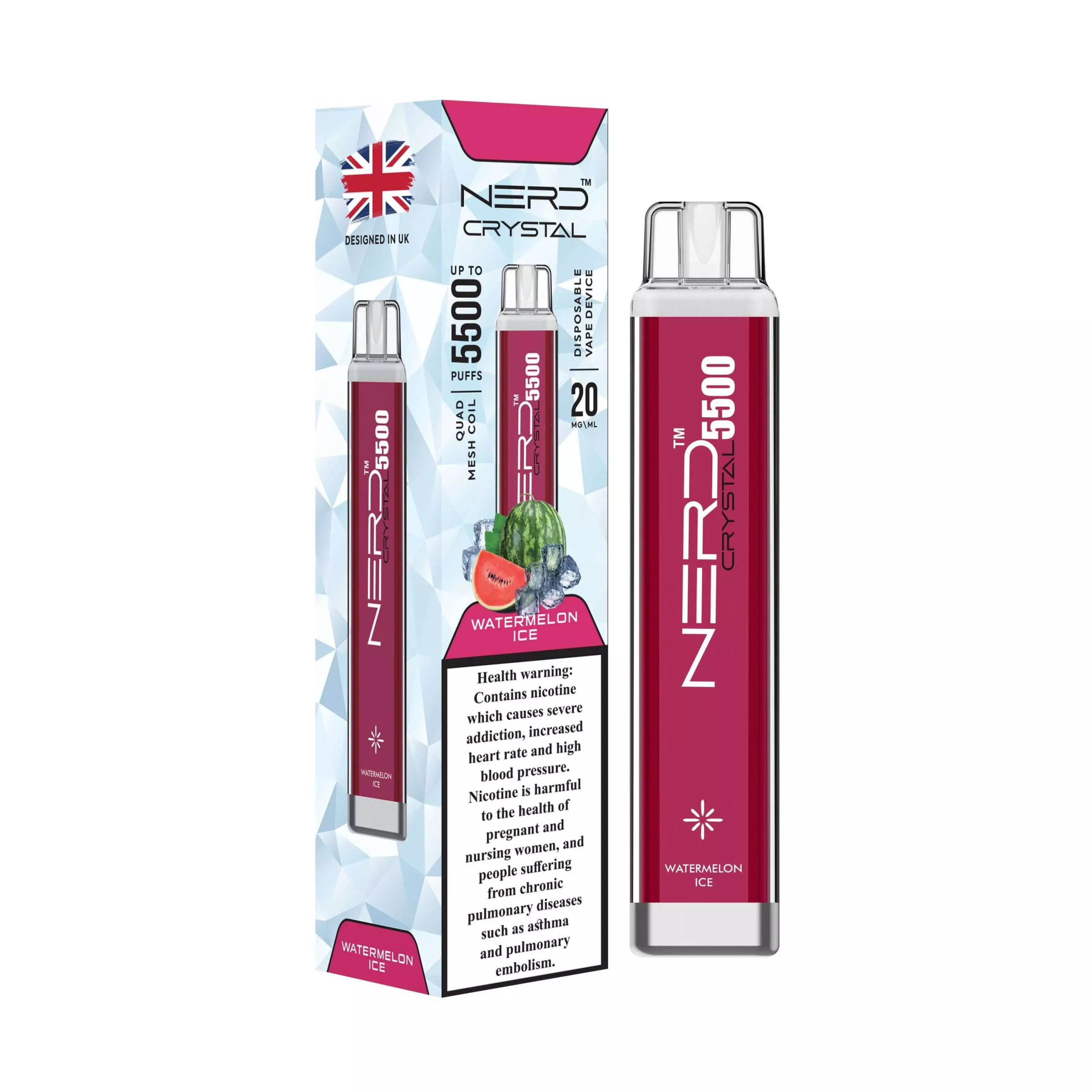 Nerd Crystal 5500 Puffs Disposable Vape - Image 8